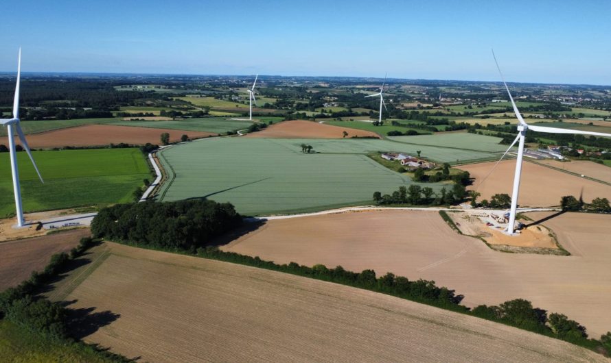 Les quatre éoliennes du Parc sont montées !