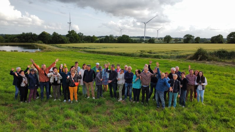 Ouest-France du 17/09/2025 : Au Fief-Sauvin, l’entrée en service du dixième parc éolien des Mauges